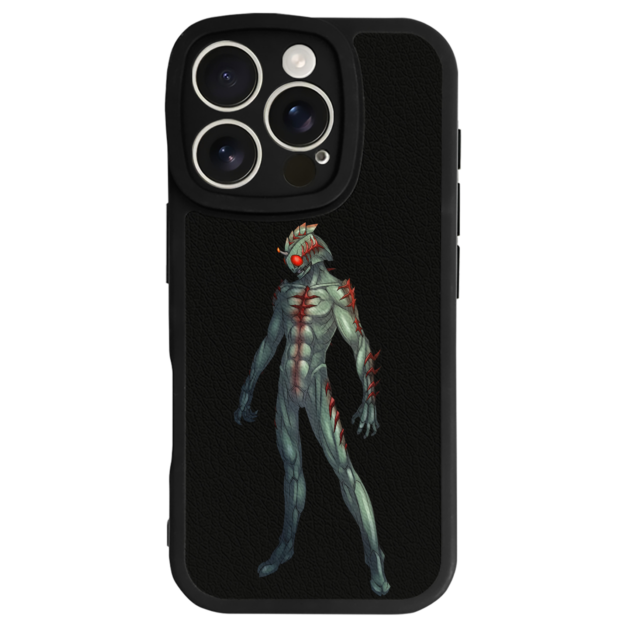（画像用） ウルトラマン Ultraman 【iPhone 16シリーズ対応】シリコンスマホケース（レザー調） 材質：シリコン